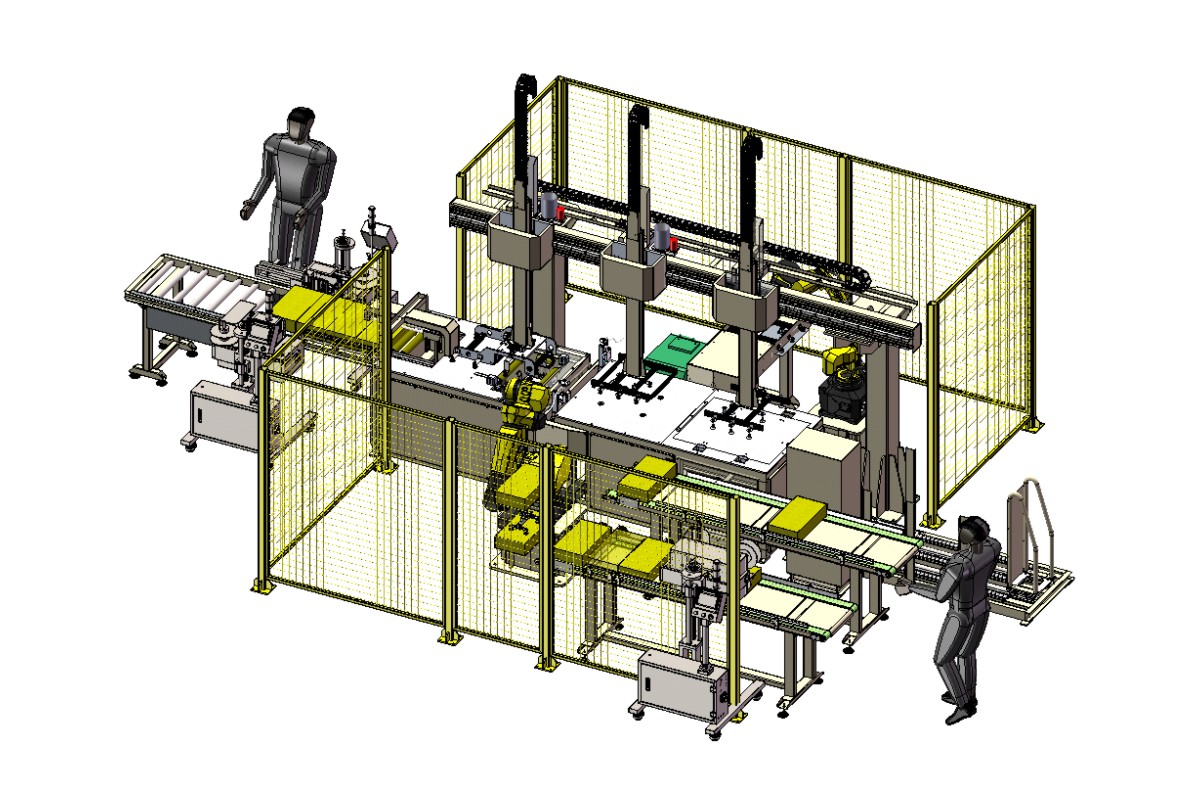 宜家显示平台包装线