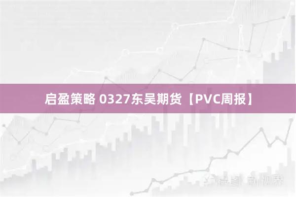 启盈策略 0327东吴期货【PVC周报】