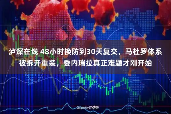 泸深在线 48小时换防到30天复交，马杜罗体系被拆开重装，委内瑞拉真正难题才刚开始