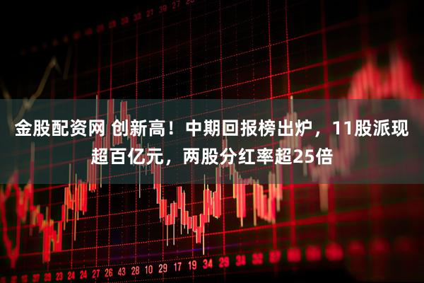 金股配资网 创新高！中期回报榜出炉，11股派现超百亿元，两股分红率超25倍