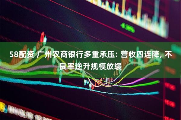 58配资 广州农商银行多重承压: 营收四连降, 不良率逆升规模放缓