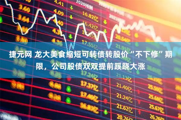 捷元网 龙大美食缩短可转债转股价“不下修”期限，公司股债双双提前蹊跷大涨